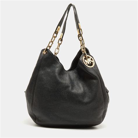 michael kors fulton hobo black|Macy's.